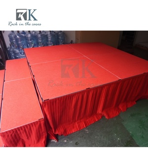 Escenario Portátil Personalizado para Interiores y Exteriores, Plataforma de Escenario Antideslizante de Aluminio, Podio para Eventos Musicales - Product Image 5