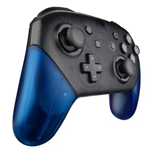 Coques de remplacement transparentes bleues EXtremeRate pour manettes Switch Pro – Boîtiers de protection DIY pour poignées de manette - Product Image 3