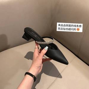 Customized Breathable French Rhinestone Cusp High-Heeled <b>Sandals</b> Women Casual <b>Sandals</b> - Product Image 5