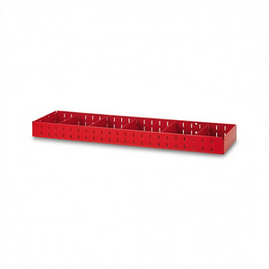 RBL1 <b>Tool</b> <b>Storage</b> Tray 5003 Red Metal Organized Compartmentalized Long Length For Workshop Use - Product Image 2