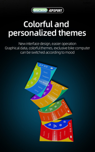 Velocímetro GPS Digital Inalámbrico para Bicicleta BSC3OOS, Pantalla a Color de 2.4 Pulgadas, Computadora de Ciclismo, Sensor para Bicicleta de Carretera, Inteligente, Resistente al Agua IPX7 - Product Image 3