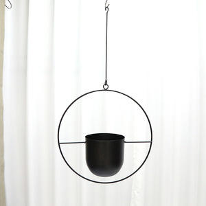 Professional Cheap <b>Pots</b> for Round Hanging Plants Indoor Metal Garden <b>Succulent</b> Planters Outdoor Flower Iron Planter - Product Image 1