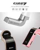 GXYKIT Reproductor MP3 para Auto con Carga Rápida USB, TF, AUX, Bluetooth, Modulador G7, Transmisor FM, Cargador Bluetooth