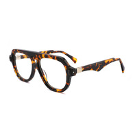 2024 vente chaude cadre Vintage optique épais acétate lunettes cadres lunettes optiques concepteur commande lunettes de Prescription