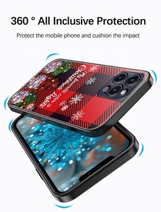 เคสซิลิโคนกันกระแทกเต็มตัวลายการ์ตูนคริสต์มาสสำหรับโทรศัพท์14 PRO MAX โลโก้ลูกค้า