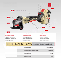 Ensemble d'outils combinés Feng Bao FBH 20-125 21v, meuleuse d'angle sans fil à batterie lithium-ion, perceuse sans balais, la meilleure