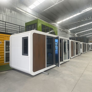 簡単組立式 モバイル アップルキャビン リビングルーム オフィス 民泊 カプセルハウス ホテル リゾート 鉄骨構造 バスルーム カプセルハウス - Product Image 3