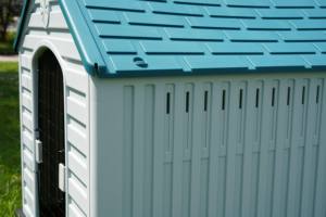 บ้านสุนัขพลาสติกกันน้ำราคาประหยัด ปี 2024 ระบายอากาศได้ดี บ้านสุนัขกลางแจ้งขนาดใหญ่สำหรับสุนัข - Product Image 5