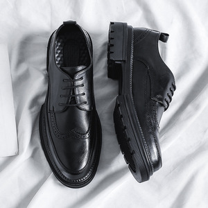 Men's Broock <b>shoes</b> uniform dress suit Oxford <b>shoes</b> ultra-fine fiber leather luxurious design style leather <b>shoes</b> - Product Image 4
