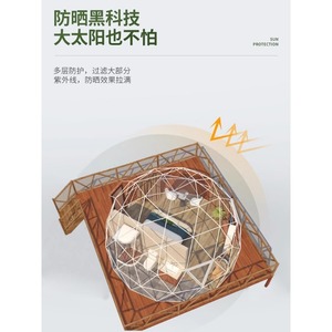 Dome <b>Tent</b> Luxury 6-8 Person Four Season <b>Large</b> Space Transparent Bubble House Camping Villa - Product Image 4