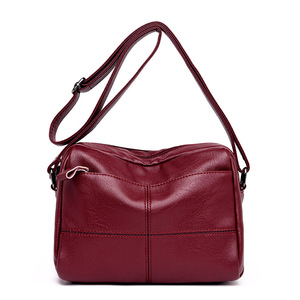 Nouvel article : Sacs à main en PU pour femmes, sacs bandoulière de luxe en cuir uni, sacs à bandoulière personnalisables avec logo pour femmes, vente en gros - Product Image 6