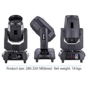 Farol para iluminação de dj forestfly, sharpy beam350, com superaquecimento e proteção inteligente, 2 prisões + prisma arco-íris - Product Image 2