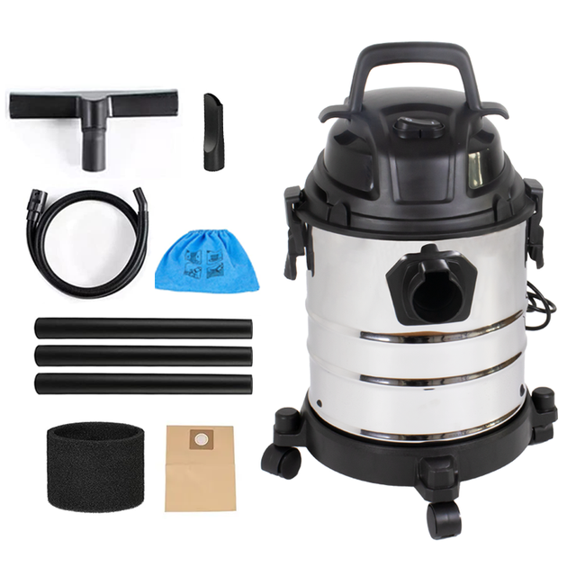 2026 High Quality Wet and Dry Vacuum Cleaner With Powerful Suction for Small Shop Vac Perfect for Carpet Debris and Pet