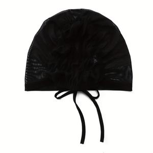 Couverture inférieure en maille <span class=keywords><strong>de</strong></span> couleur unie mince respirant élastique intérieur Hijab chapeau décontracté cravate dos Hijab Ramadan chimiothérapie casquette dames - Product Image 6