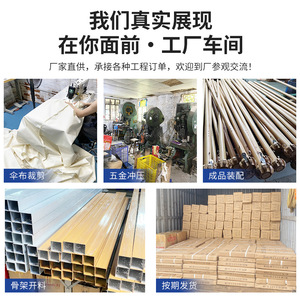 Ombrellone esterno ombrellone ombrellone piscina moderna in lega di alluminio di fascia alta ombrello con montante circolare - Product Image 3