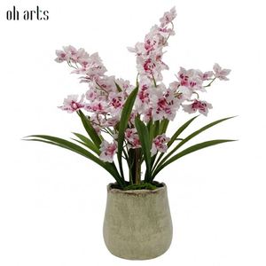 Plantes d'orchidées Phalaenopsis en soie, arbre fleuri artificiel, décoration de table pour la maison, fleurs artificielles pour l'intérieur et l'extérieur - Product Image 1