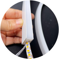 Tube en silicone diffuseur de profil plat blanc 8MM 10MM pour bande LED, LED néon latérale PCB 1018 10x18mm