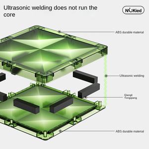 100 Pièces Southwind <span class=keywords><strong>Giant</strong></span> 7,5 mm Tuiles Magnétiques en Acrylique Transparentes Durables Blocs de Construction Magnétiques Impression Numérique pour l'Éveil des Bébés - Product Image 3