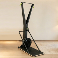 Simulador de Esquí para el Hogar, Máquina de Entrenamiento de Esquí Plegable Eléctrica para Deportes de Invierno