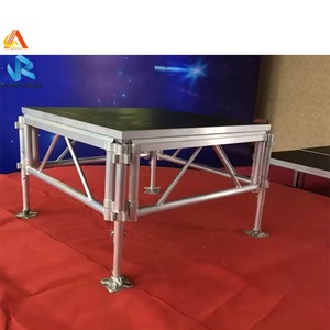 Plataforma de escenario de <span class=keywords><strong>alquiler</strong></span> personalizada de escenario de Evento de aluminio a <span class=keywords><strong>precio</strong></span> de fábrica con escalera y sistema ajustable - Product Image 2