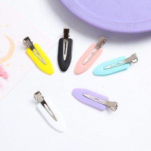 Pinces à <span class=keywords><strong>cheveux</strong></span> miniatures colorées YT Candy, sans plis, sans pliure, en résine, pour femmes, pour les franges - Product Image 2