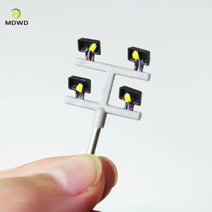 Torre <span class=keywords><strong>de</strong></span> calle a escala Ho <span class=keywords><strong>de</strong></span> 12V, diseño <span class=keywords><strong>de</strong></span> luces, <span class=keywords><strong>farola</strong></span>, tren, jardín, parque infantil, estadio, luces superiores, fabricación <span class=keywords><strong>de</strong></span> dioramas - Product Image 1