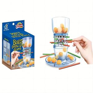 Nouveautés : Jeu éducatif en plastique marbré pour la réunion de famille et l'interaction parent-enfant – Ne laissez pas tomber la balle ! - Product Image 5