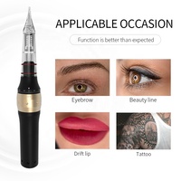 Kit de Microblading Corée PMU Noir Allemagne Appareil de Maquillage Permanent Semi Sans Fil