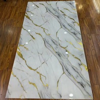 Panneaux muraux 3D en PVC WPC blancs, imperméables et écologiques, design facile à installer, 1220 x 2440 mm, pour salon et appartement