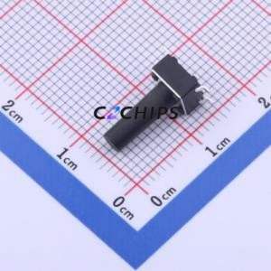 TS-1095PS-A165B3-C3D2 Tactile Switch SMD,6x6mm Switch Single Pole Single Throw Round Button 2.5N Vertical Mount - Product Image 1