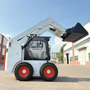 Muatan berat selip Steer <span class=keywords><strong>Loader</strong></span> untuk Port logistik penanganan Material dengan garpu dan opsi ember kuat - Product Image 6