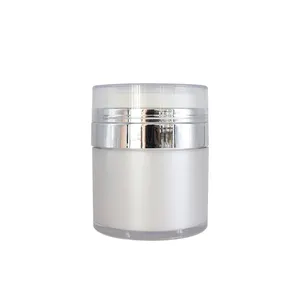 15ml 30ml 50ml 100ml Airless pump jar for cream cosmetic jar wholesale airless packaging supplier cosmetic package Stock Low MOQ