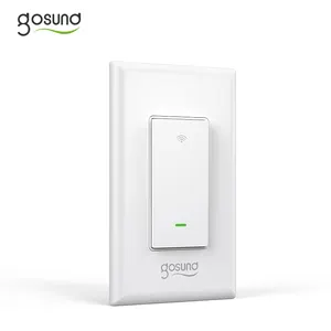 Gosund interruptor elétrico, interruptor de luz interruptor com regulação do toque, interruptor doméstico elétrico, 120 volts eua, interruptor inteligente com wifi