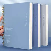 Sublimation Gold Spiral Binding Paper Notebook with Spiral