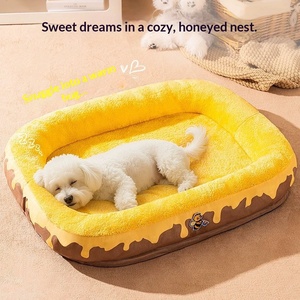 Cama para Perros con Forma de Panal, Cálida, Transpirable, Impermeable, Desmontable y Lavable, para Perros Pequeños y Medianos, Suministros para Mascotas - Product Image 1