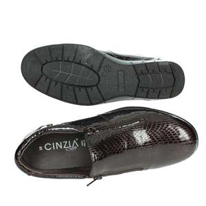 Mocasines Cinzia Soft para Mujer, Zapatos Cómodos de Piel Marrón Sin Cordones - Product Image 6