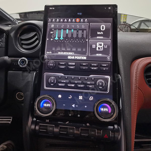MOOKAKA Android13 pour Nissan <span class=keywords><strong>GTR</strong></span> 2007-2023 Auto Tesla Style Voiture GPS Navigation Lecteur Multimédia Radio Tête Unité - Product Image 5