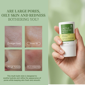 Bálsamo Multiusos OEM de Marca Privada para Alivio de Poros con Cactus, Squalane, Efecto Refrescante y Desinflamatorio, <span class=keywords><strong>Hidratante</strong></span> Facial, Control de Grasa, Venta al por Mayor 20g - Product Image 2