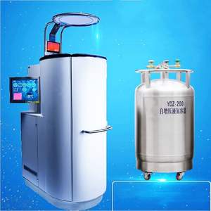 Conteneur biologique LN2 de conception unique de cou YDZ-200 200L conteneurs d'azote liquide auto-pressurisant pour le transport cryogénique - Product Image 4