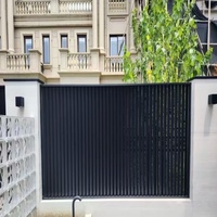 Valla de Aluminio Plana, Segura y Fácil de Montar, Valla de Privacidad para Villas, Comunidades y Casas