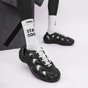 Sandalias transpirables de suela gruesa EVA para hombre, zapatos de playa de verano, diseño de moda antideslizante - Product Image 3