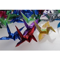 Produsen pernikahan Jepang Origami mutiara bangau kertas kerajinan buatan tangan gaya hewan cinta dengan cetak Offset ukuran kustom