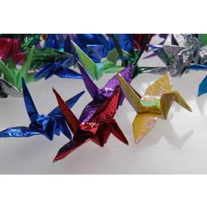 Grues d'<span class=keywords><strong>origami</strong></span> de mariage <span class=keywords><strong>japonais</strong></span> du fabricant artisanat en papier perlé fait à la main style animal d'amour avec impression offset tailles personnalisées - Product Image 3