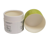 Emballage en tube cylindrique en papier artisanal écologique, fait main, biodégradable, couleur et taille personnalisées pour les produits alimentaires