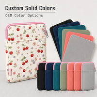 Pochette pour ordinateur portable en néoprène, imperméable, souple, avec fermeture éclair, personnalisable avec logo, sac intérieur de protection pour tablette, vente en gros