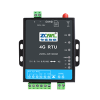 Controlador Remoto 4G DTU RTU, Gateway IoT Modbus con Entrada/Salida Analógica y Digital, Contador de Pulsos para Alertas por SMS y Llamadas