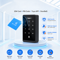 Sonnette étanche IP68 avec écran OLED, lecteur d'empreintes digitales, carte, code PIN, clavier tactile, contrôle d'accès autonome via Cloud, OEM, usine ODM
