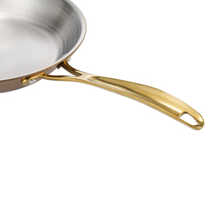 Poêles en acier inoxydable triple couche sans revêtement, dimensions 8/10/12 pouces, ustensiles de cuisine pour frire - Product Image 2