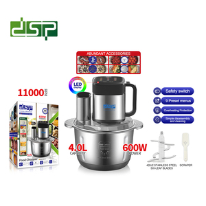 Hachoir Électrique Multifonction <span class=keywords><strong>Professionnel</strong></span> Haute Puissance DSP 4 Litres avec Écran LED pour Cuisine - Offre Spéciale - Product Image 3