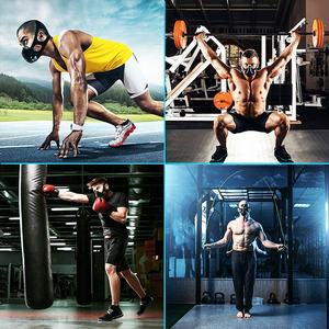 Agekusl หน้ากากไนลอนสำหรับออกกำลังกาย4.0สำหรับฝึกขี่จักรยานที่ราบสูงทนทานต่อความสูงหน้ากากออกกำลังกายแบบคาร์ดิโอ - Product Image 5